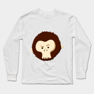 Skull Monkey Head Long Sleeve T-Shirt